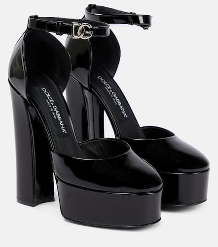 Patent leather platform pumps - Dolce&Gabbana - Modalova