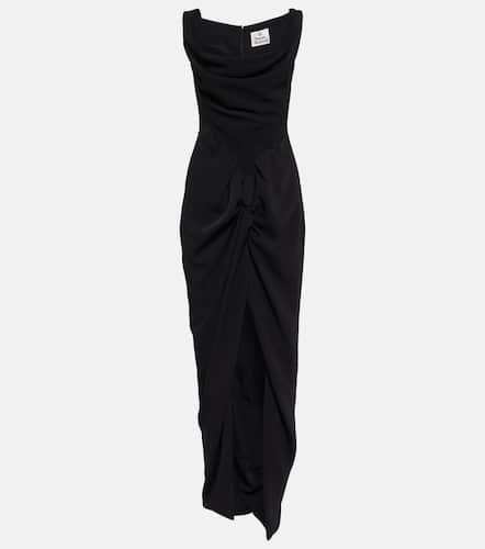 Vestido midi Panther de crepé drapeado - Vivienne Westwood - Modalova