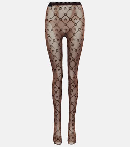 Marine Serre Moonogram mesh tights - Marine Serre - Modalova