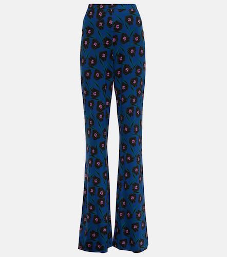 Pantalones flared Brooklyn de tiro alto - Diane von Furstenberg - Modalova