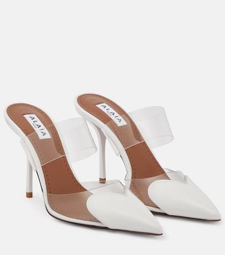 AlaÃ¯a CÅur patent leather and PU mules - Alaia - Modalova