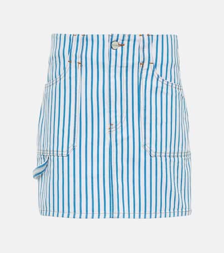 Ganni Striped denim mini skirt - Ganni - Modalova