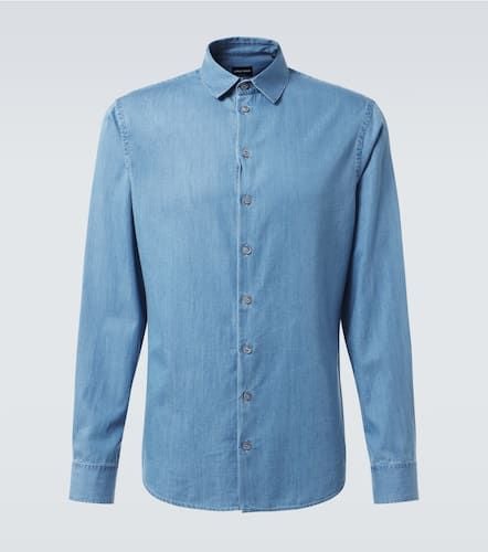 Giorgio Armani Camicia in chambray - Giorgio Armani - Modalova