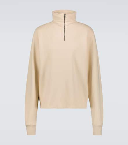 Cotton jersey half-zip sweatshirt - Les Tien - Modalova