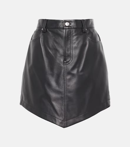 Leather miniskirt - Alexandre Vauthier - Modalova