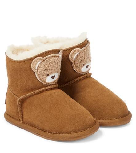 Monnalisa Botas Teddy Bear de ante - Monnalisa - Modalova