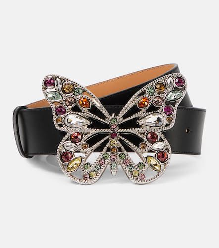 Blumarine Embellished leather belt - Blumarine - Modalova