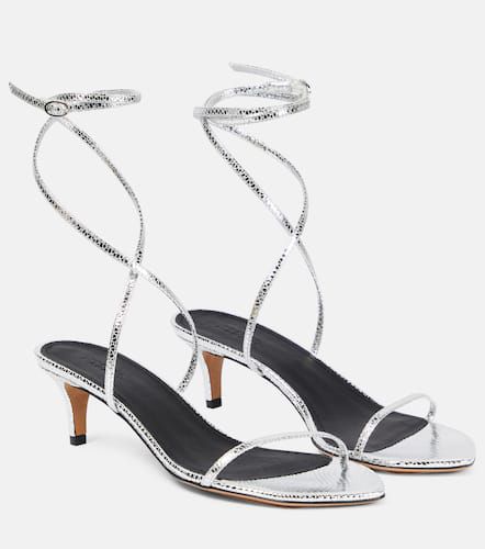 Aridee metallic leather sandals - Isabel Marant - Modalova