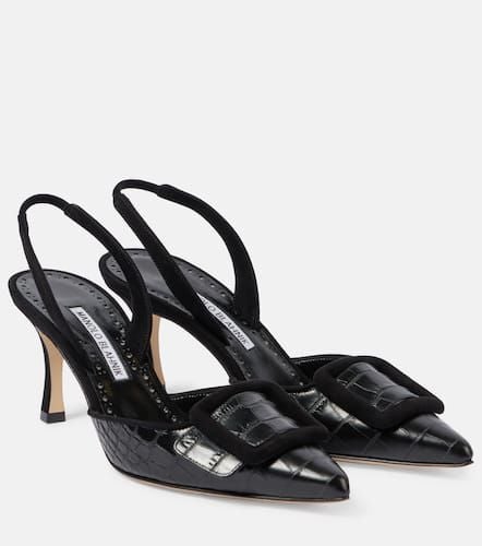 Maysli leather slingback pumps - Manolo Blahnik - Modalova