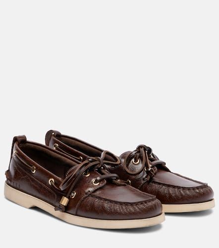 Golden Goose Leather boat shoes - Golden Goose - Modalova