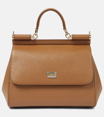 Sicily Medium leather shoulder bag - Dolce&Gabbana - Modalova