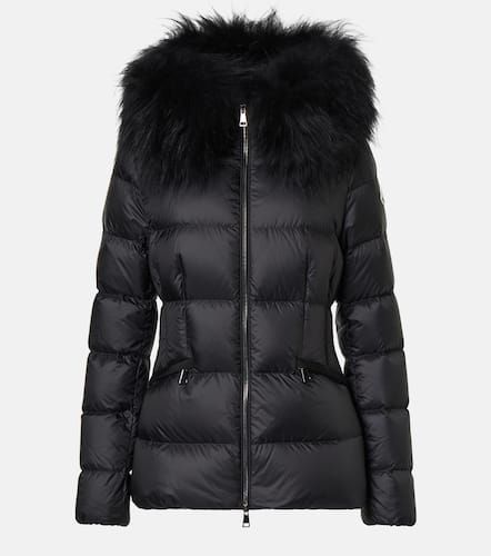 Boed shearling-trimmed down jacket - Moncler - Modalova