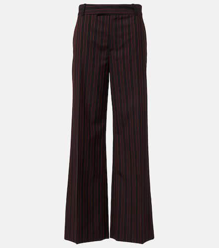 Pantaloni regular in lana a righe - Alexander McQueen - Modalova