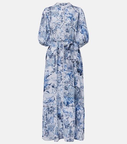 Kitty cotton and linen shirt dress - Melissa Odabash - Modalova