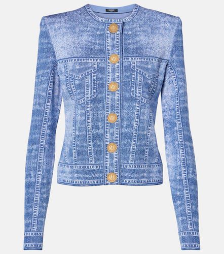 Balmain Cardigan aus Jacquard - Balmain - Modalova