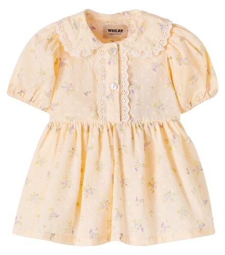 Bebé - vestido Adele de algodón floral - Wheat - Modalova