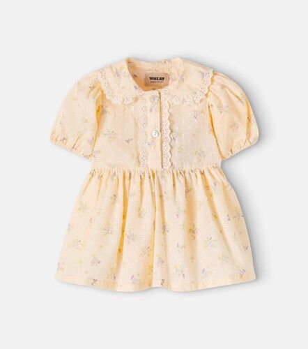Bebé - vestido Adele de algodón floral - Wheat - Modalova