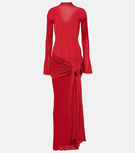 Aya Muse Draped lamÃ© maxi dress - Aya Muse - Modalova