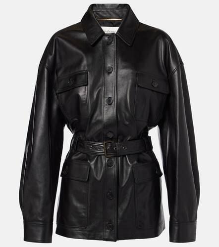 Saint Laurent Lederjacke Saharienne - Saint Laurent - Modalova