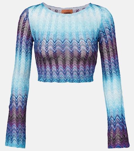 Missoni Top raccourci en lamé - Missoni - Modalova