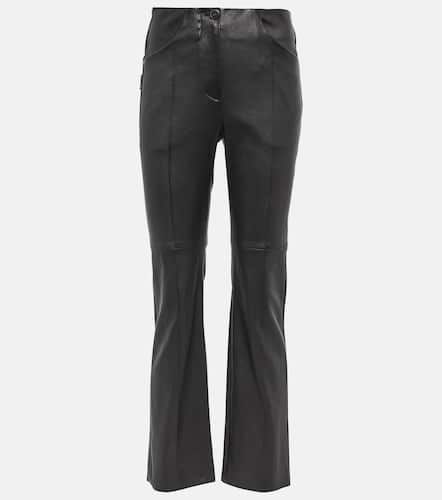 Mid-Rise-Hose aus Leder - Brunello Cucinelli - Modalova