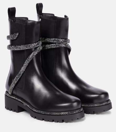 Cleo embellished leather Chelsea boots - Rene Caovilla - Modalova
