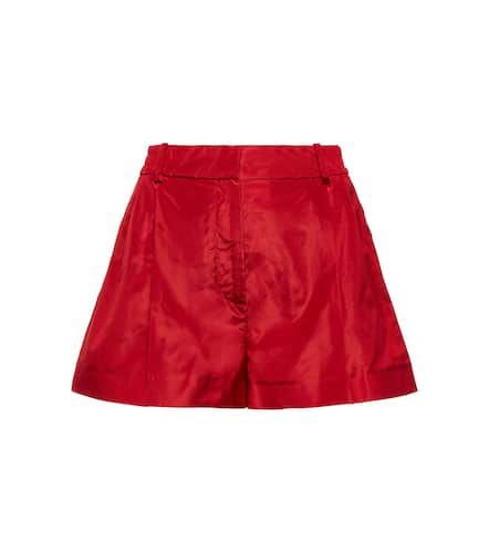 Shorts in seta a vita alta - Valentino - Modalova