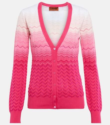 Jacquard cotton-blend cardigan - Missoni - Modalova