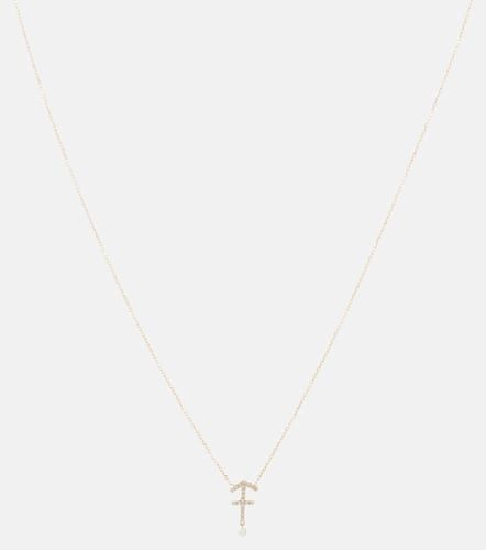 PersÃ©e Sagittarius 18kt gold necklace with diamonds - Persee - Modalova