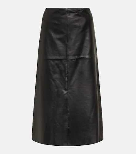 Joseph Sidena leather midi skirt - Joseph - Modalova