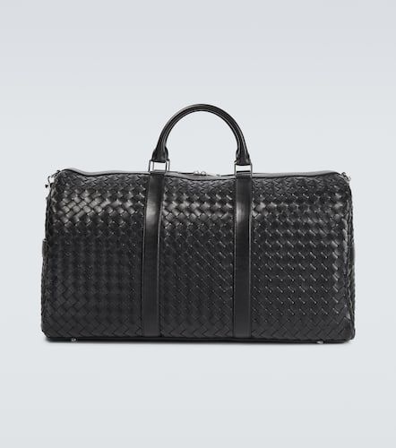 Large Intrecciato leather duffel bag - Bottega Veneta - Modalova