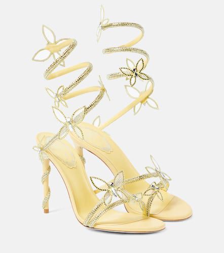 Margot Butterfly embellished satin sandals - Rene Caovilla - Modalova