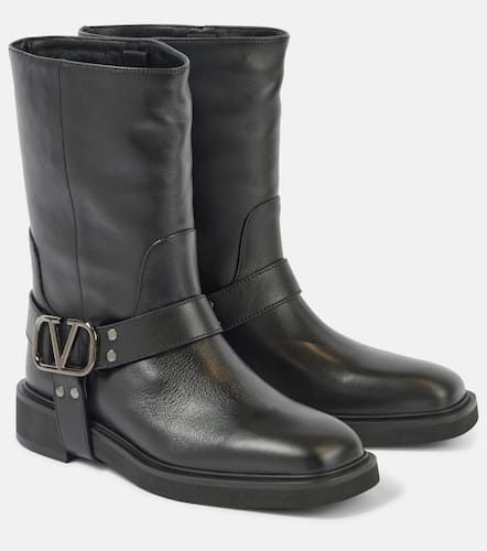 Bikerstiefel VLogo Signature aus Leder - Valentino Garavani - Modalova