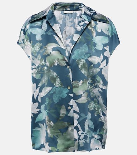 Shimmer Lake floral silk shirt - Vince - Modalova