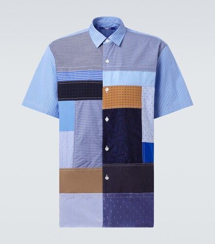 Camisa de algodón con patchwork - Junya Watanabe - Modalova