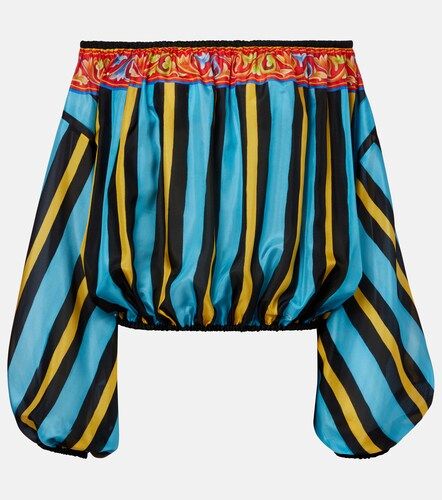 Dolce&Gabbana Patterned silk top - Dolce&Gabbana - Modalova