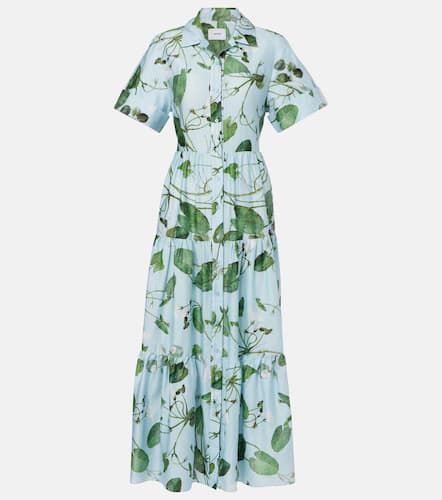 Vestido midi de algodón floral - Erdem - Modalova