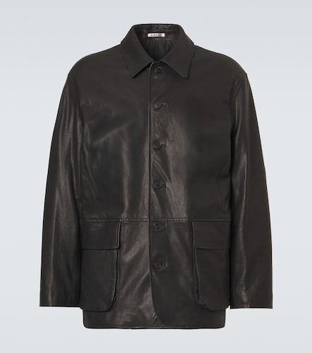 Auralee Leather blouson jacket - Auralee - Modalova