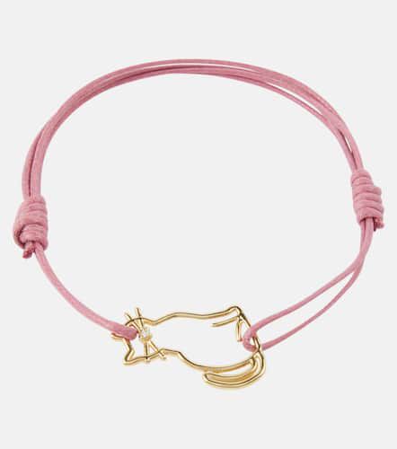 Aliita Cat 9kt gold cord bracelet - Aliita - Modalova