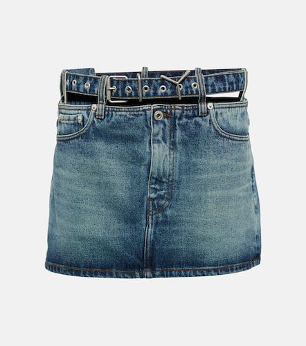 Y/Project Minigonna di jeans Y Belt - Y/Project - Modalova