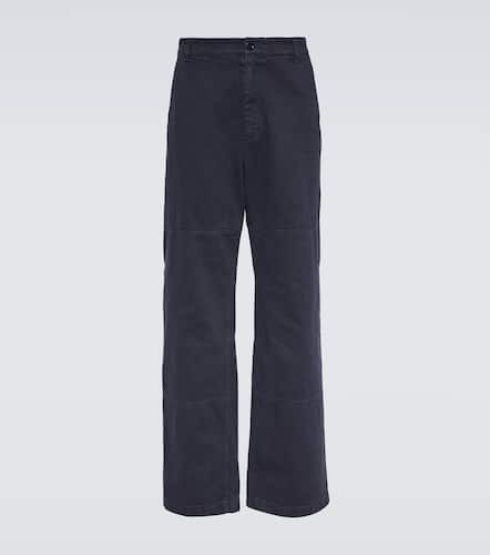 Mid-rise straight cotton pants - Dolce&Gabbana - Modalova