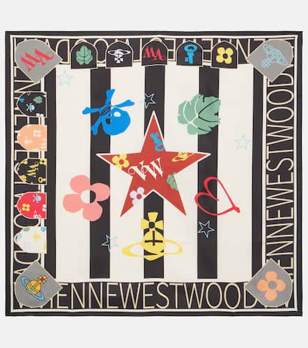 Football Square silk scarf - Vivienne Westwood - Modalova