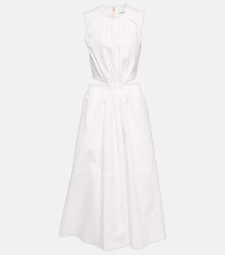 Vestido midi White Label de algodón con abertura - Proenza Schouler - Modalova