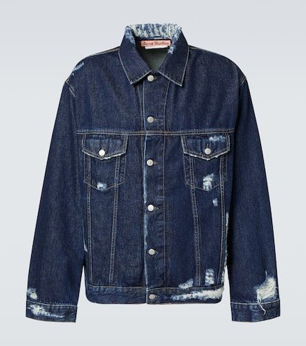 Chaqueta de denim con efecto desgastado - Acne Studios - Modalova