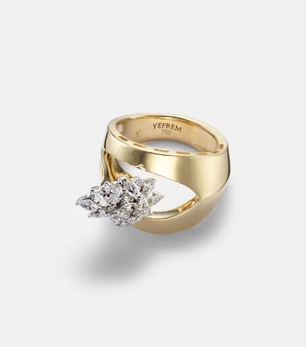 Ring Golden Strada aus 18kt Gelbgold mit Diamanten - Yeprem - Modalova