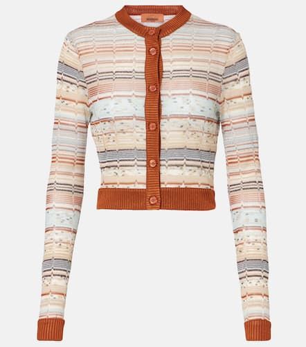 Cardigan a zig-zag con lamé - Missoni - Modalova