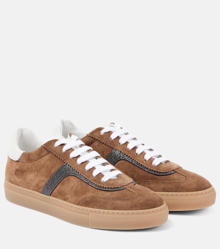 Sneakers in suede - Brunello Cucinelli - Modalova