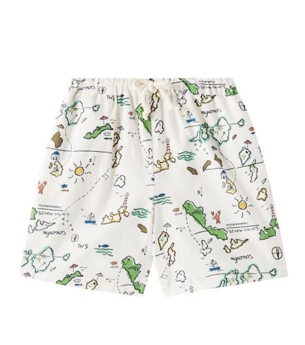 Arkoi printed cotton Bermuda shorts - The New Society - Modalova