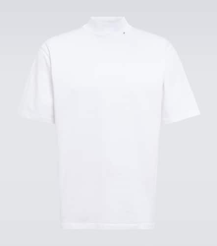 Mockneck cotton jersey T-shirt - Due Diligence - Modalova