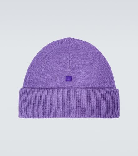 Bonnet Micro Face en laine - Acne Studios - Modalova
